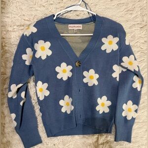 Floral cardigan. Size xs